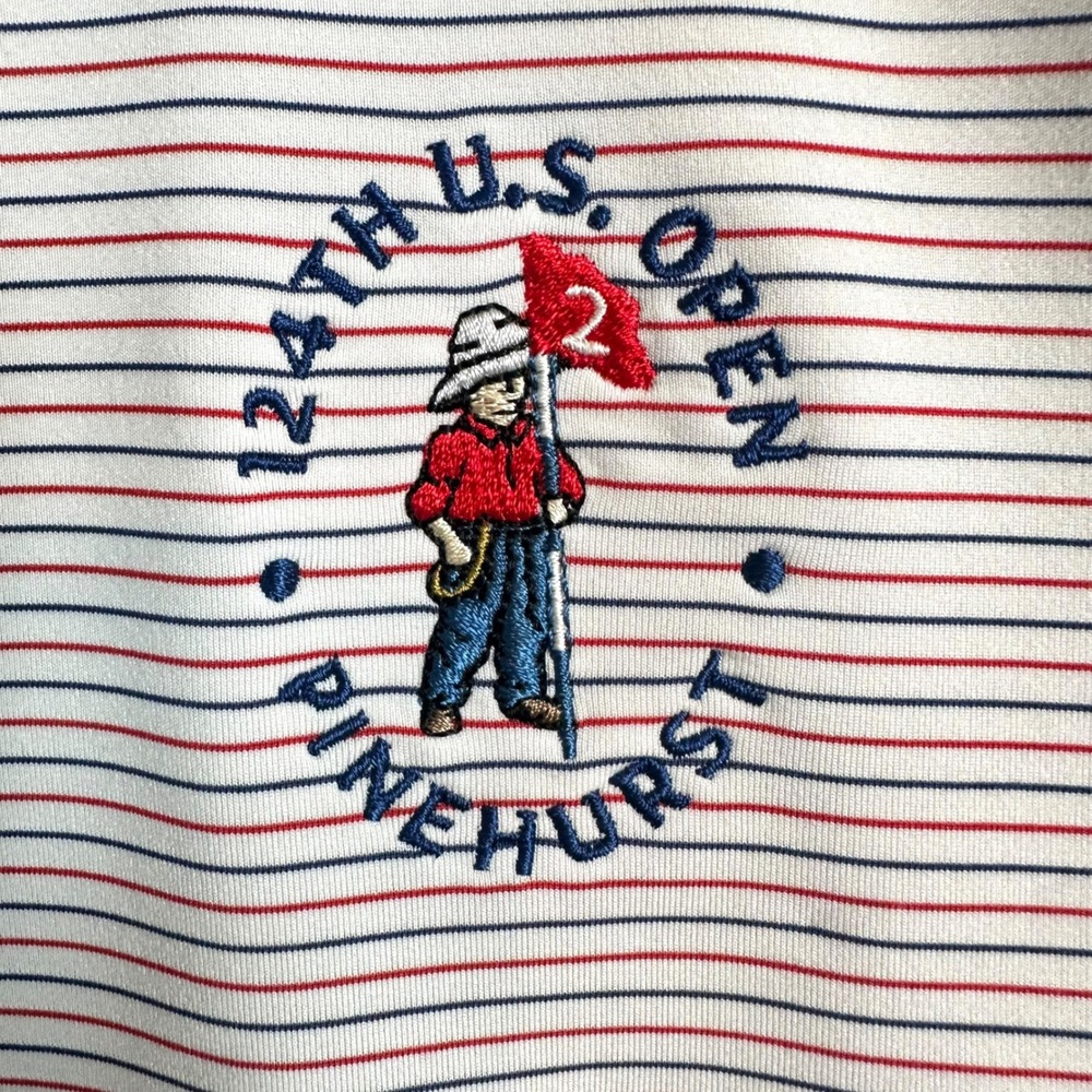 Peter Millar Women's Summer Comfort Golf Polo 124th US Open Pinehurst NC Size L - Picture 9 of 12